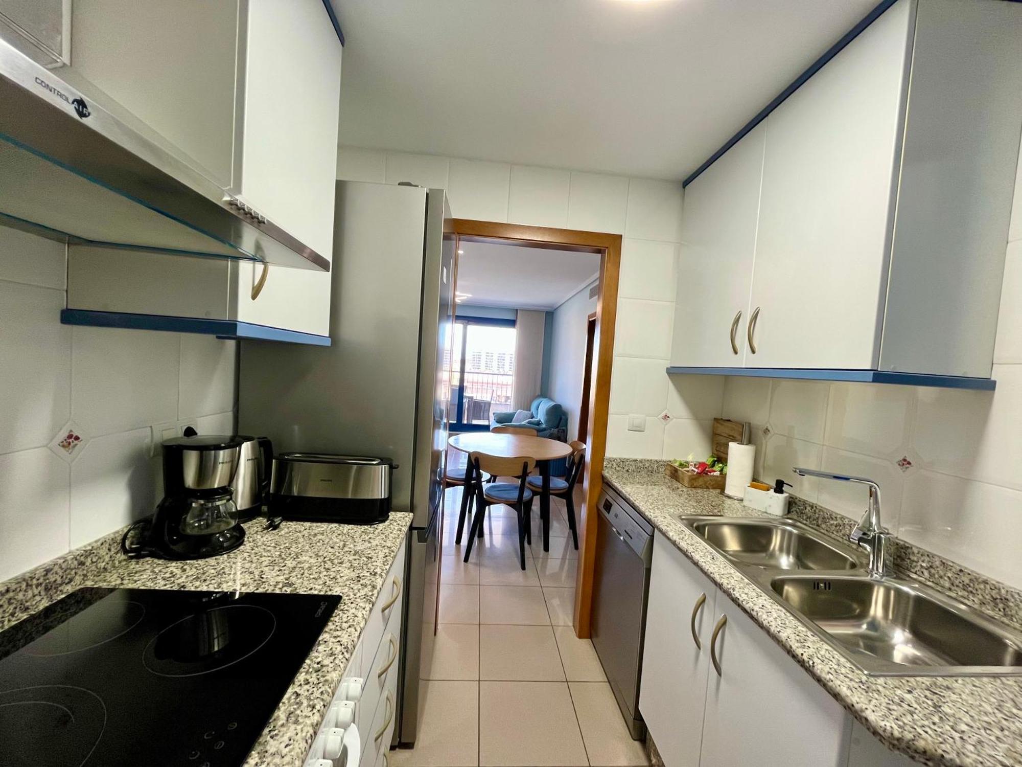 Blue Beach Apartment+Oceanview+Private Parking Валенсия Екстериор снимка